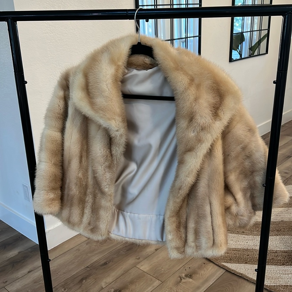 genuine vintage fur coat